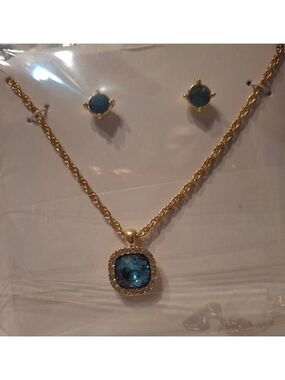 Charter club necklace and earrings set. NWT